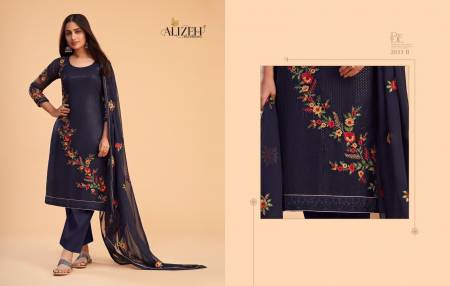 Zaida Vol 12 By Alizeh Georgette Salwar Suits Catalog